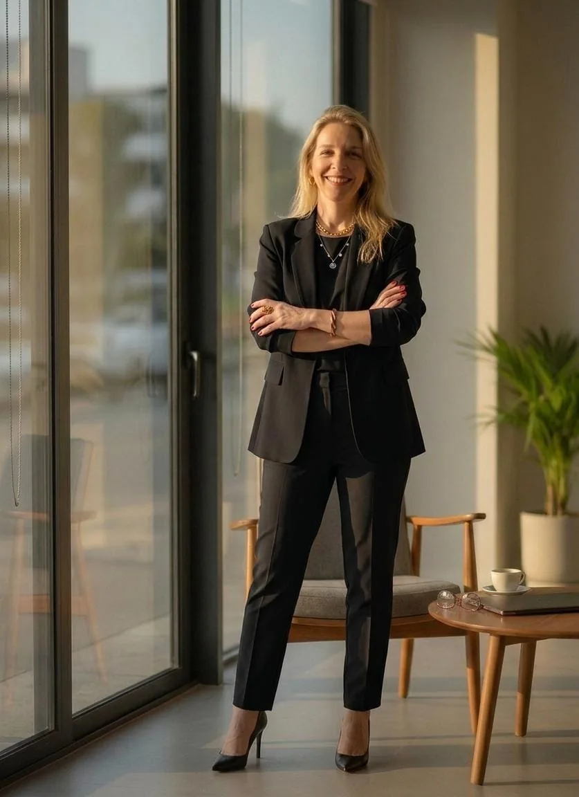 Claudia Barbato em retrato para mentoria pessoal e profissional