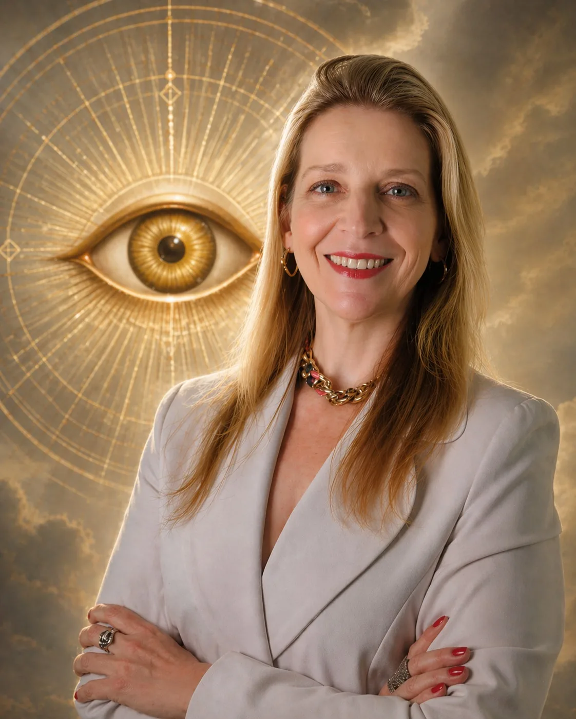 Imagem aproximada de um olho para o serviço de iridologia